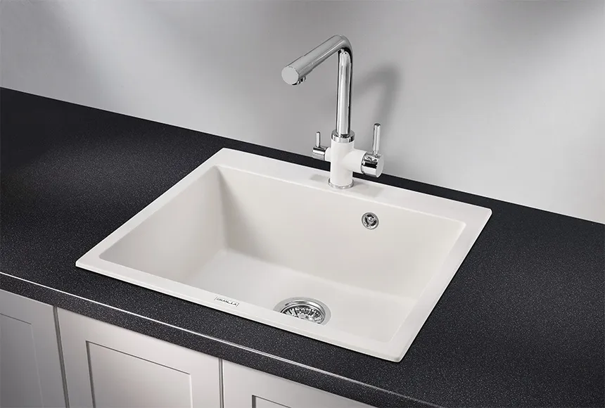 Кухонная мойка Granula GR-6001 Арктик (белый)