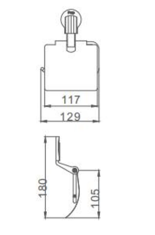 Держатель туалетной бумаги Frap F3303 хром