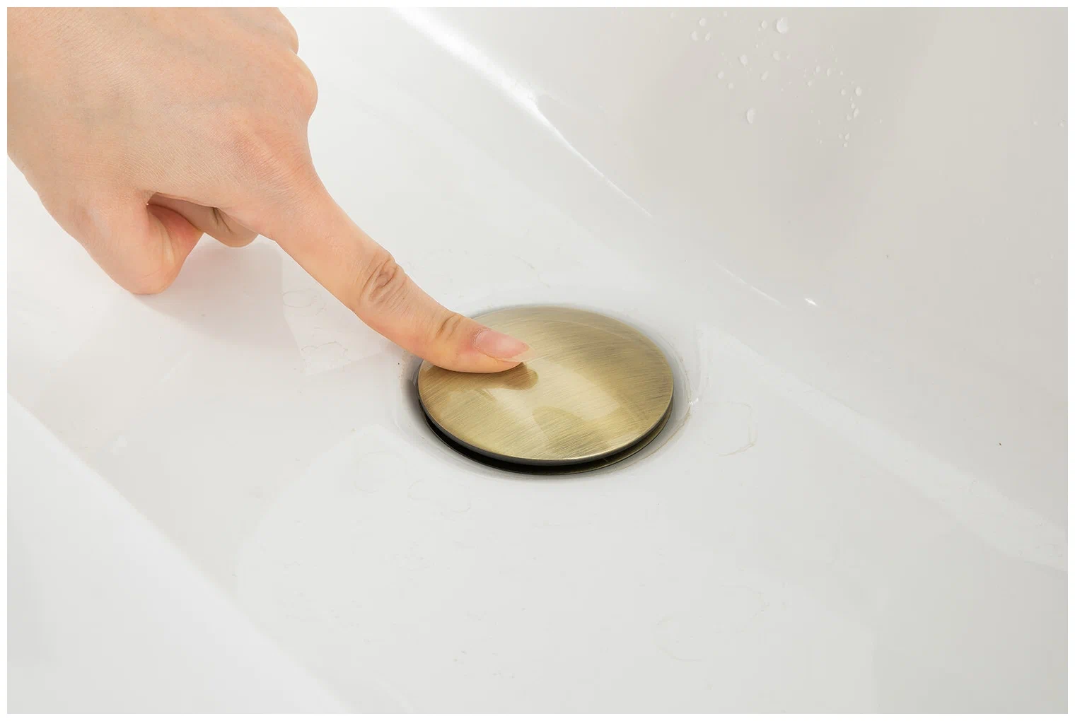 Донный клапан Frap F62-4 бронза