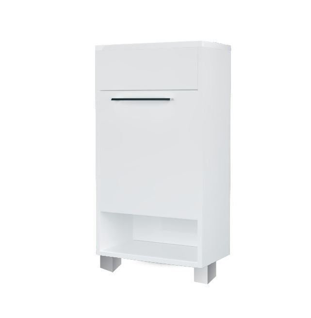 Тумба с раковиной 1Marka Lira 40Н 1д. Белый глянец R