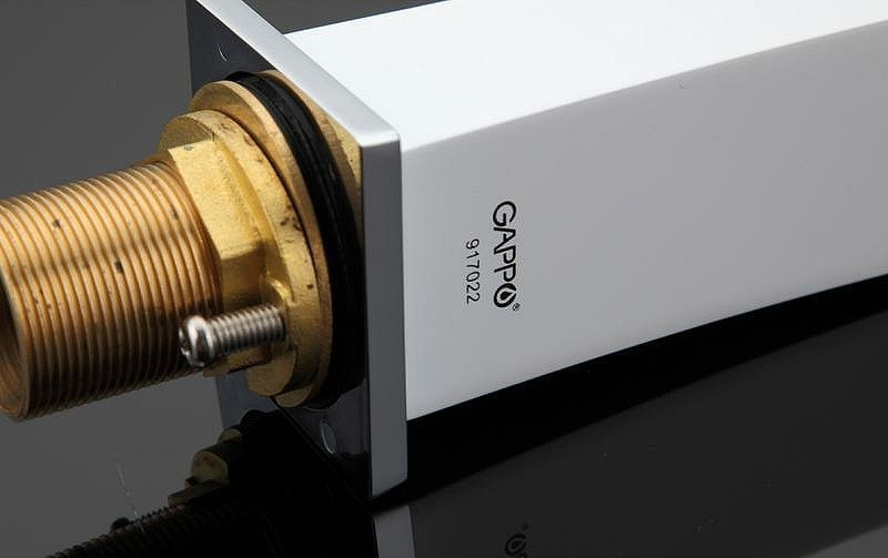 Смеситель для биде Gappo G48 G5048 белый-хром