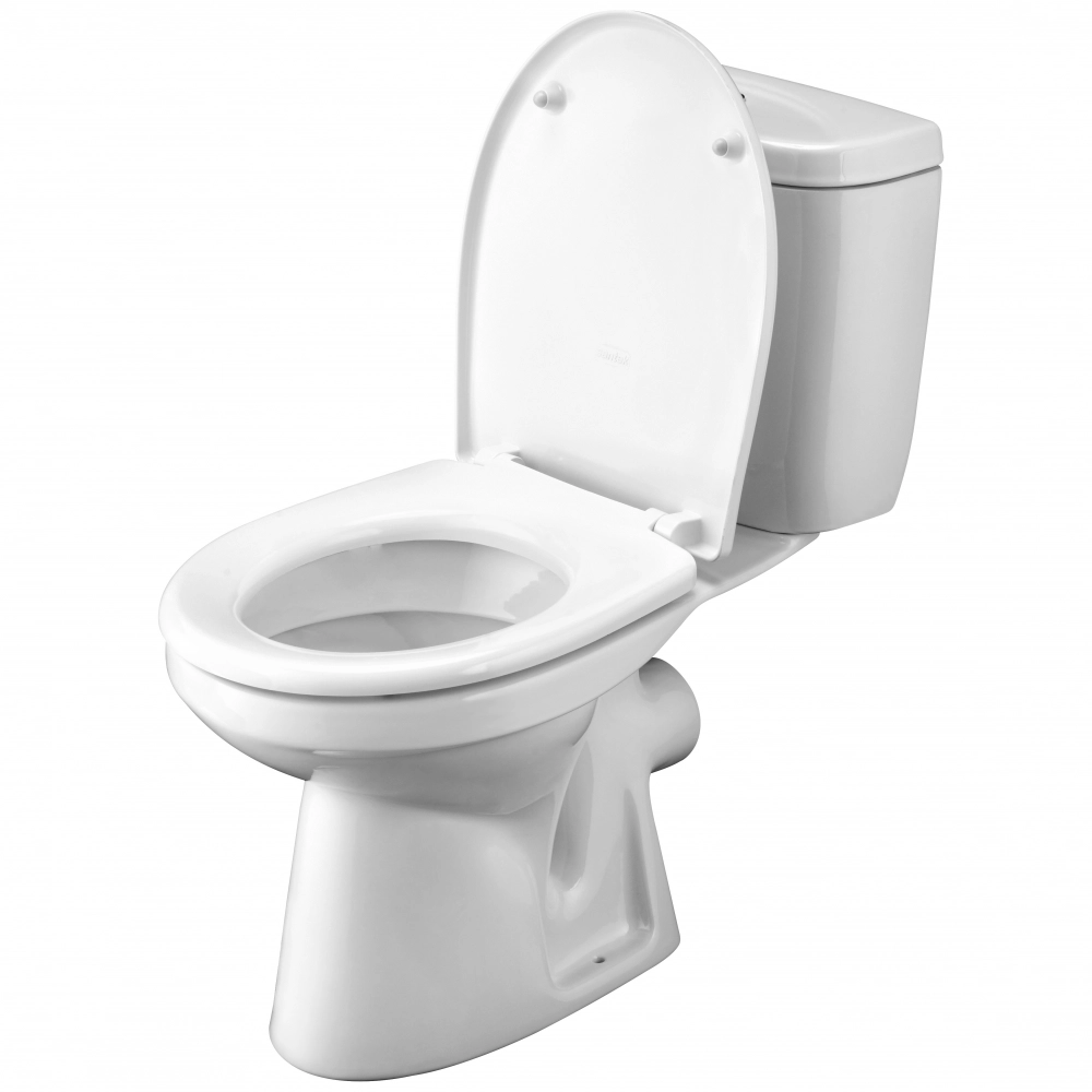 Унитаз-компакт Santek Анимо, горизонтальный выпуск, 2 режима, дюропласт