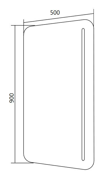 Зеркало 1Marka Tera 50