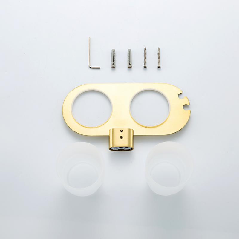 Стаканы для ванны Gappo G309-3 G30908-3 золотой сатин