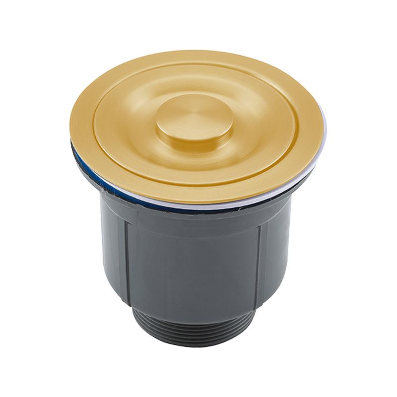 Мойка для кухни с коландером из нержавеющей стали Gappo G7246-3 золотой сатин