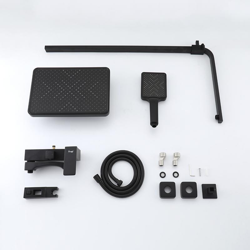 Душевая система Frap H76-6 F2476-6 черный