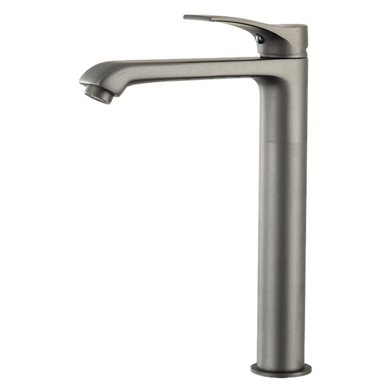 Высокий смеситель для раковины Frap H75-9 F1075-219 графит