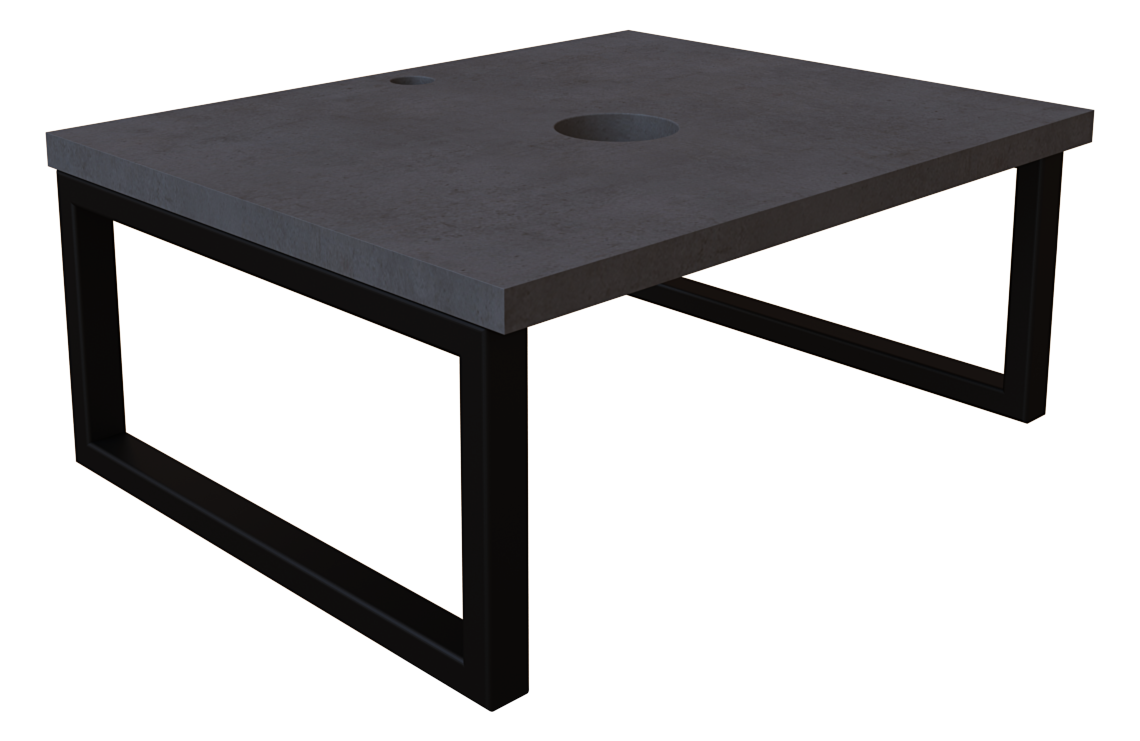 Столешница 1Marka Grunge Loft 60 Бетон темно-серый