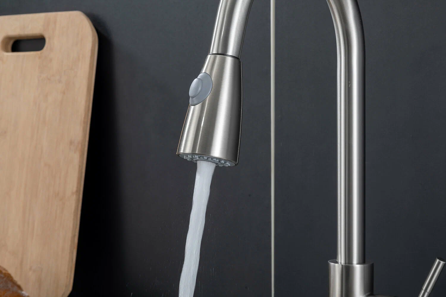 Вытяжной смеситель для кухни Frap H991 F60991-5 сатин