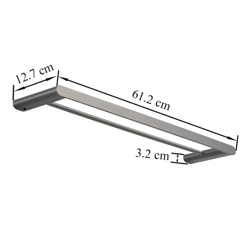Полотенцедержатель 2-й Gappo G309-9 G30909-9 оружейная сталь