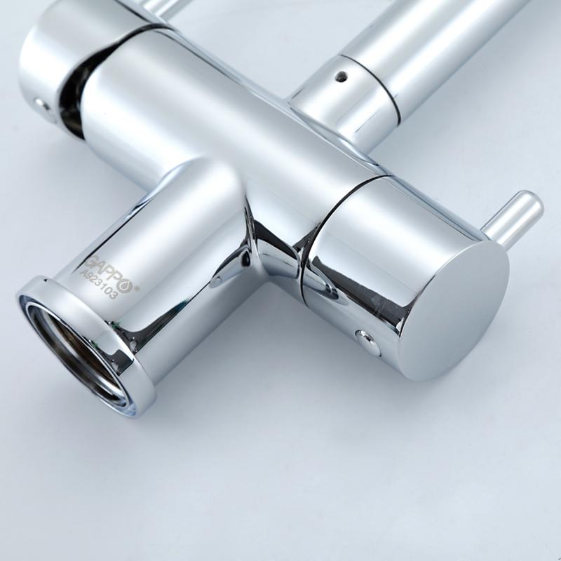 Смеситель для кухни с фильтром Gappo G97 G4397-80 хром