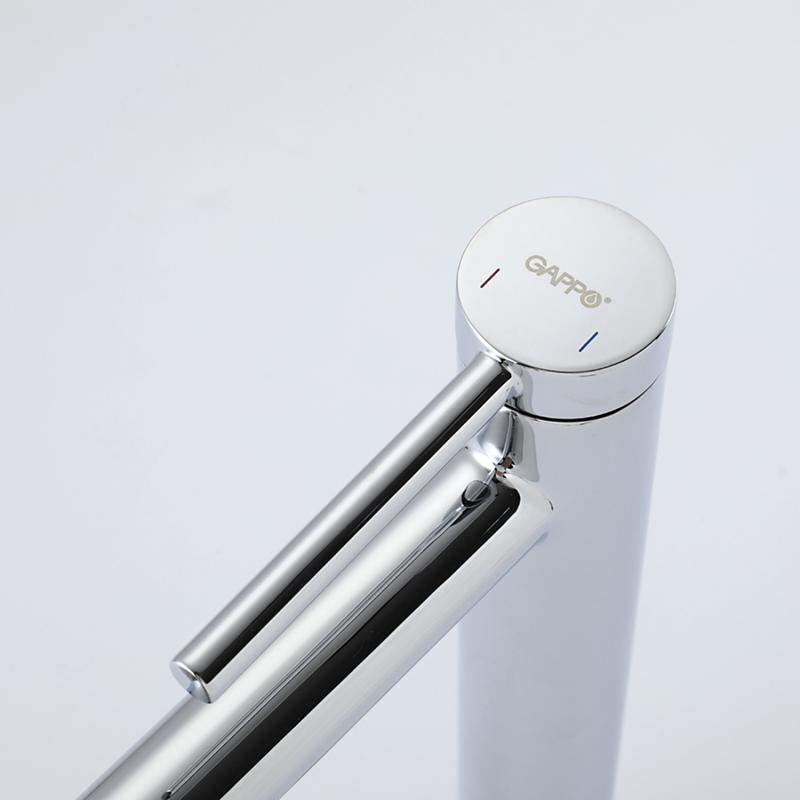 Высокий смеситель для раковины Gappo G06 G1006-2 хром