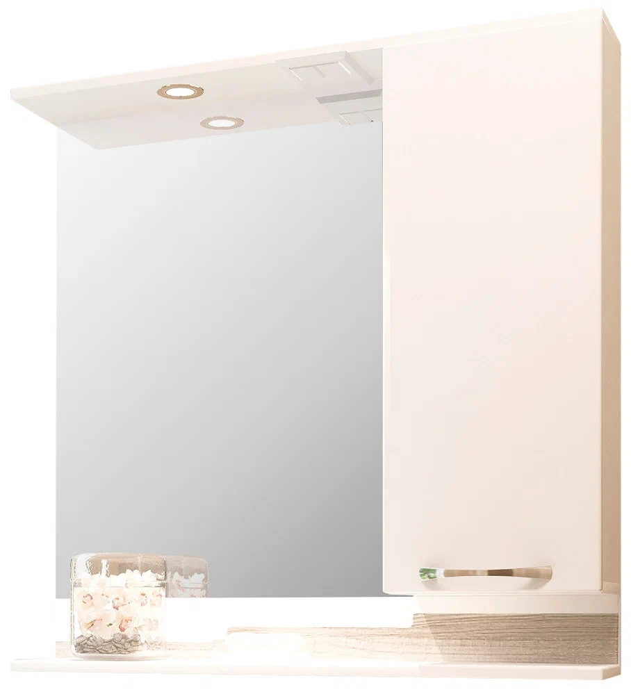 Шкаф-зеркало EvaGold Каскад 75 моринга