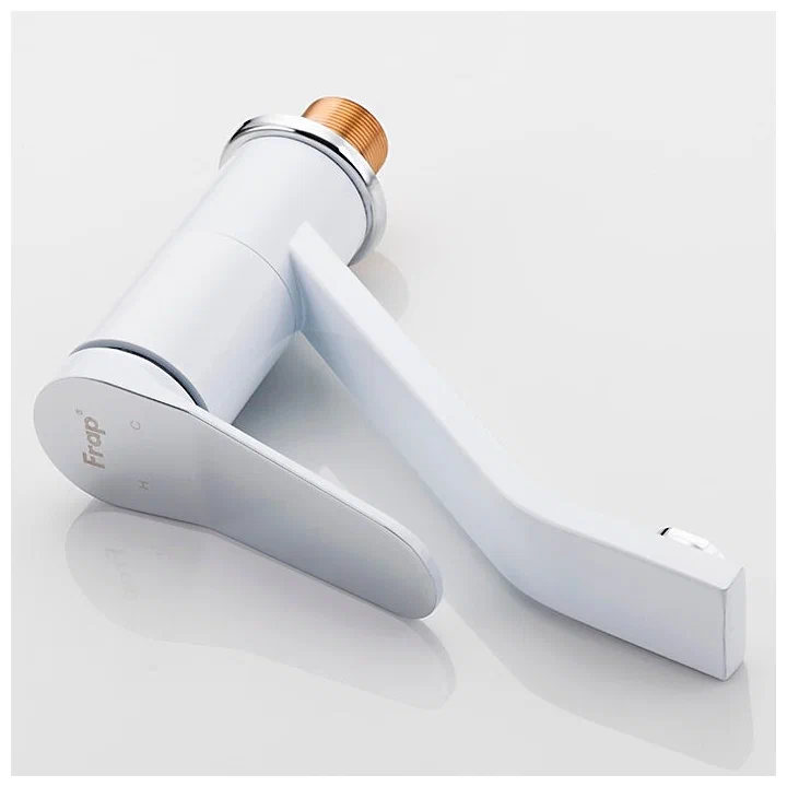 Смеситель для раковины Frap H45 F4545 белый-хром