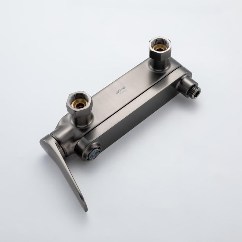 Смеситель для ванны Gappo G10-9 G3210-9 оружейная сталь