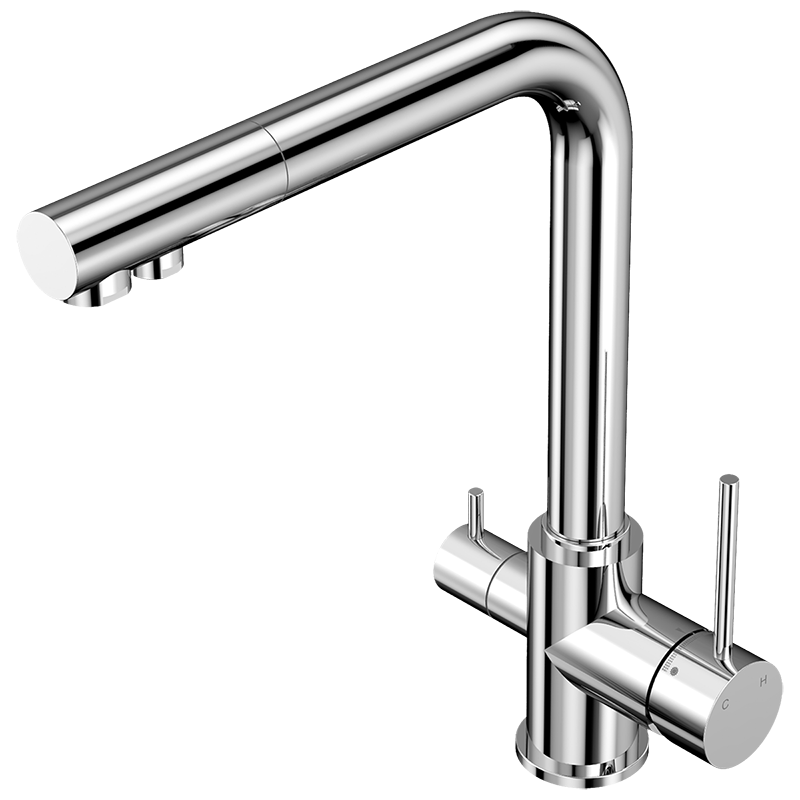 Смеситель для кухни с подключением фильтра Elghansa Kitchen Pure Water 56A5216 хром