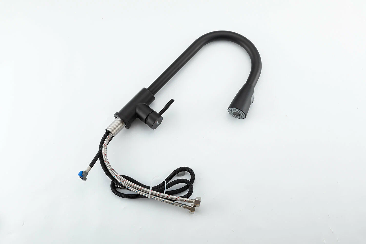 Вытяжной смеситель для кухни Frap H991 F60991-6 черный