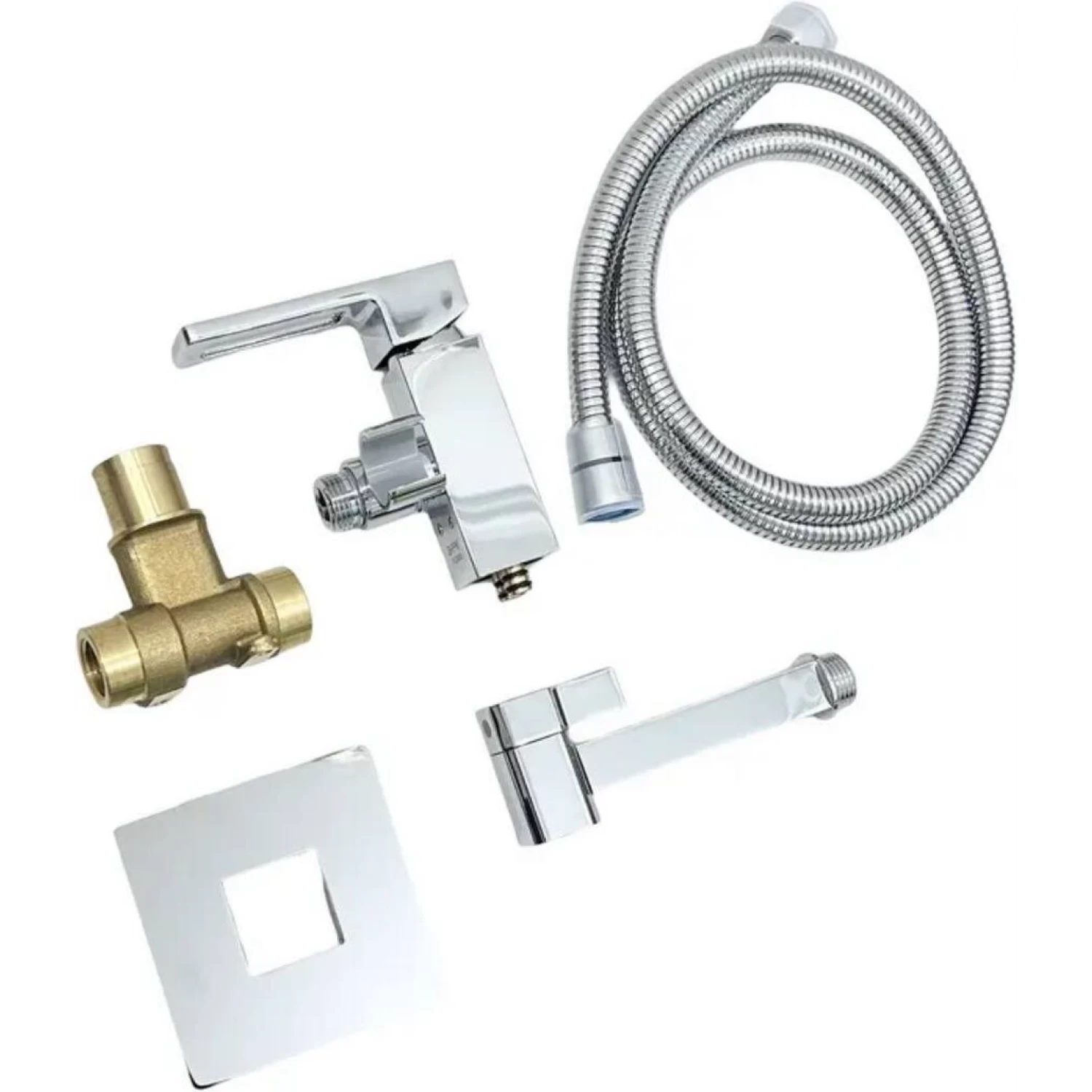 Гигиенический душ встраиваемый Gappo G17 G7217-1 хром