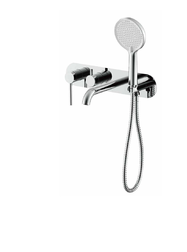 Смеситель для ванны встраиваемый Gappo G06 G3306 хром