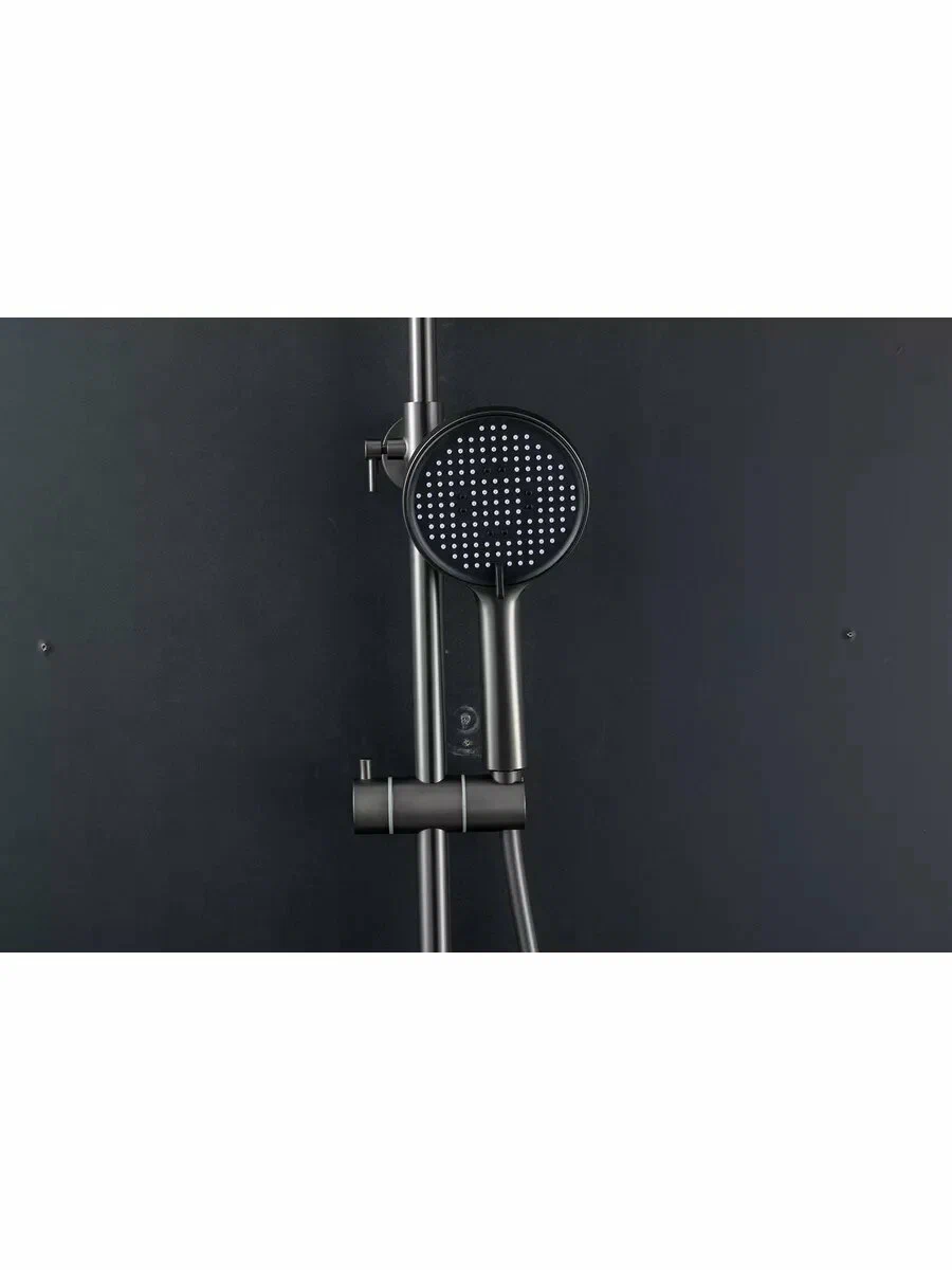 Душевая система Frap H85-9 F2485-9 оружейная сталь