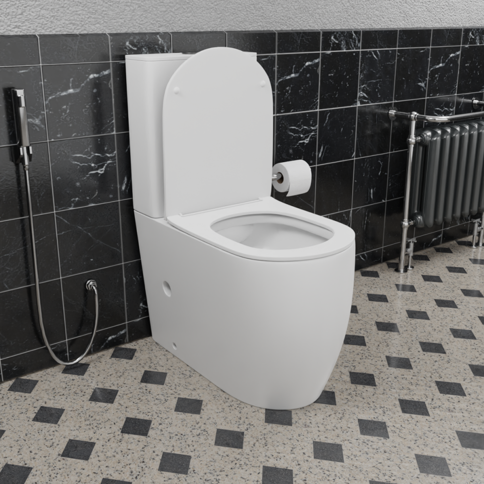 Унитаз-компакт напольный CeramaLux 1289A