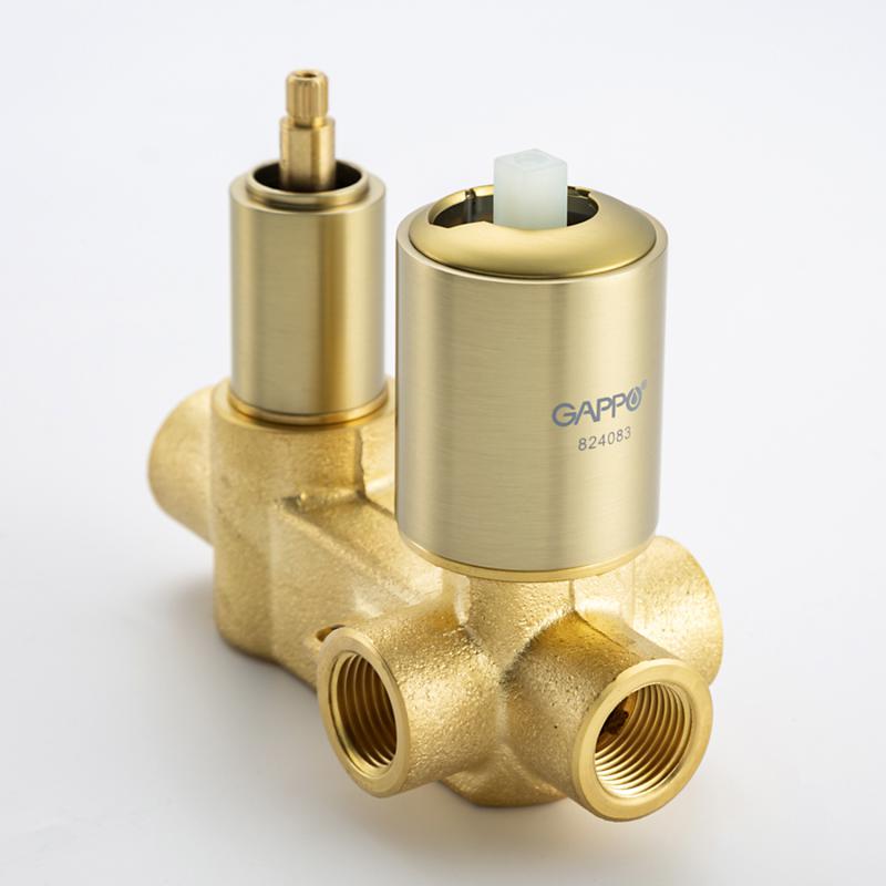 Встраиваемая душевая система Gappo G06-3 G7106-3 золотой сатин