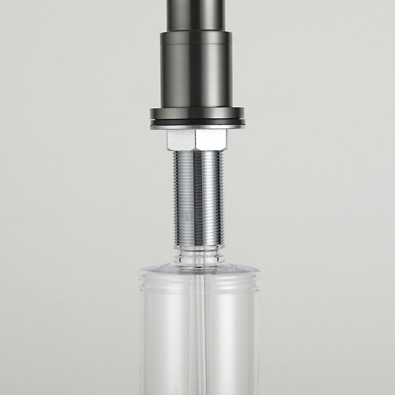 Дозатор жидкого мыла Gappo G402-9 оружейная сталь