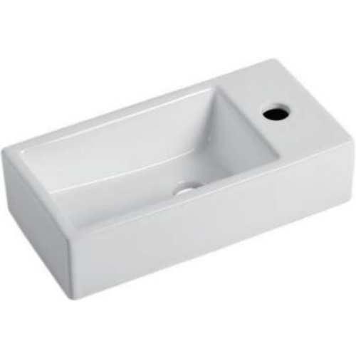 Подвесная раковина Gappo 40,5 GT706L левая белая