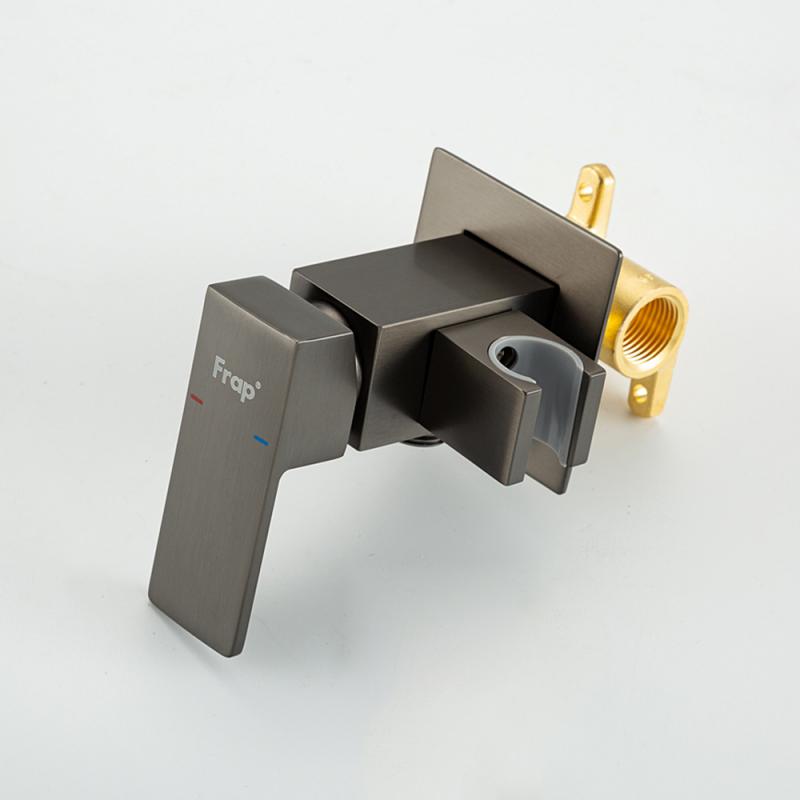 Гигиенический душ встраиваемый Frap H91 F7591-29 оружейная сталь