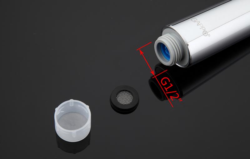 Душевая лейка 5 режимов Gappo G16 хром