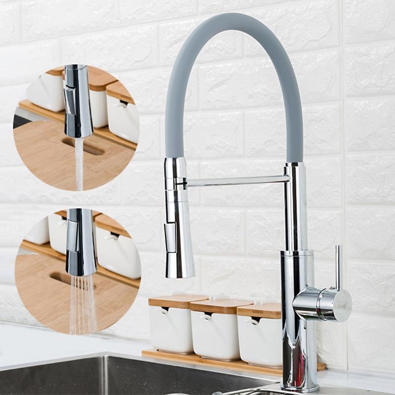 Смеситель для кухни с гибким изливом Frap F4452-6 хром