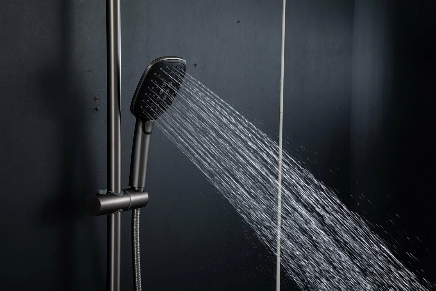 Душевая система Gappo G48-9 G2448-9 оружейная сталь