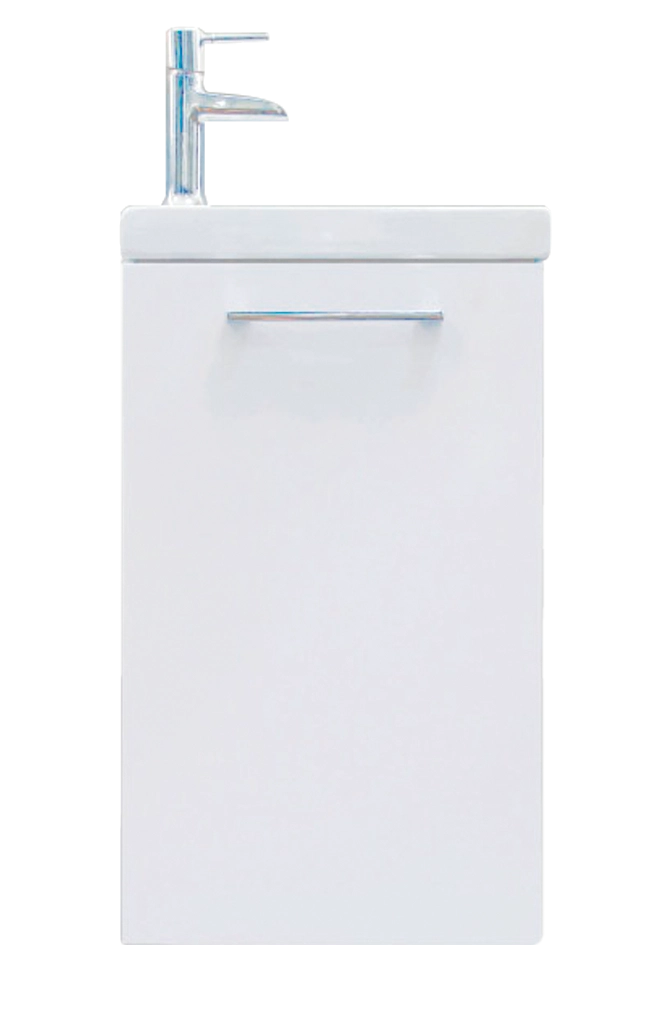 Тумба 1Marka Ноктюрн 40П 1д мдф Белый глянец