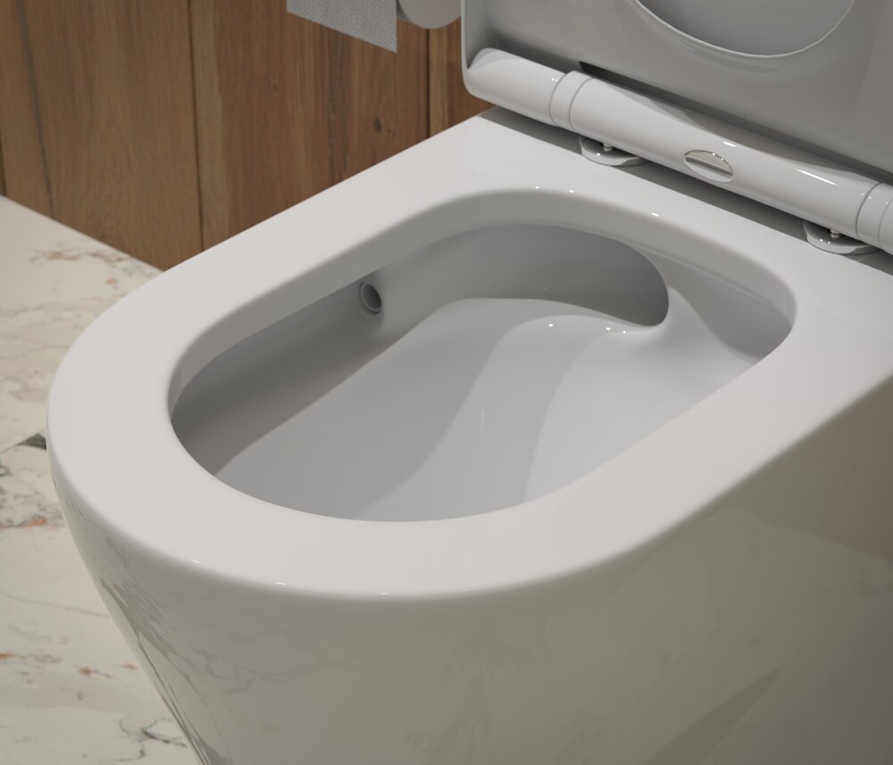 Унитаз-монолит безободковый EvaGold T1060