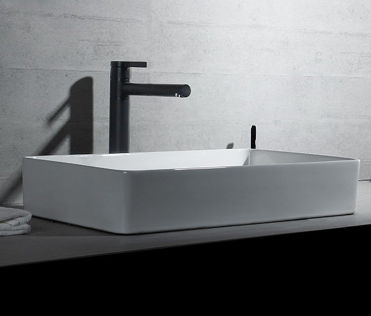 Накладная раковина CeramaLux 60,5 N 9396 белая