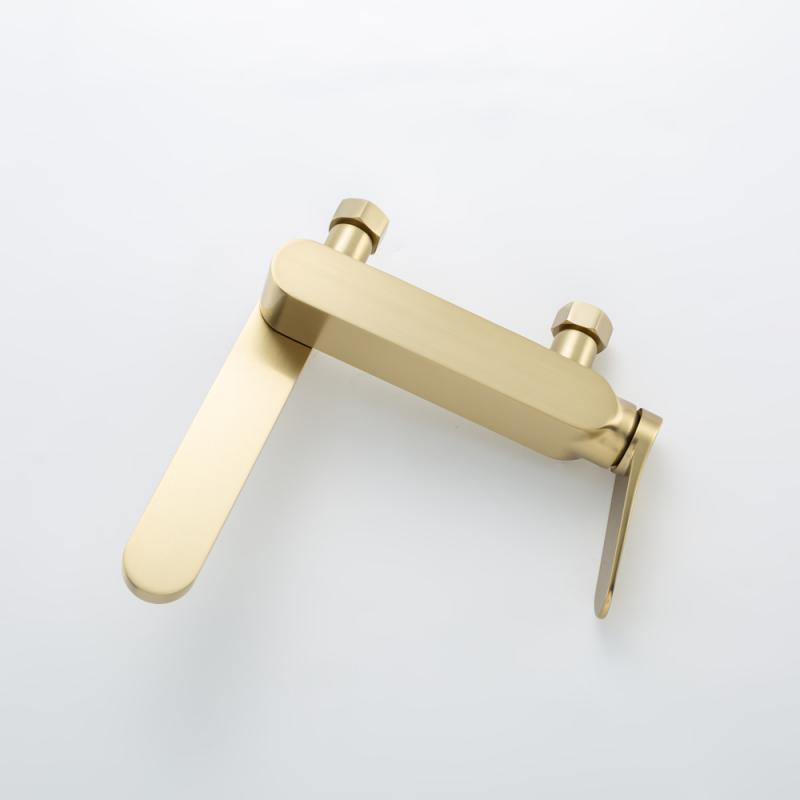 Смеситель для ванны Gappo G10-3 G3210-3 золотой сатин