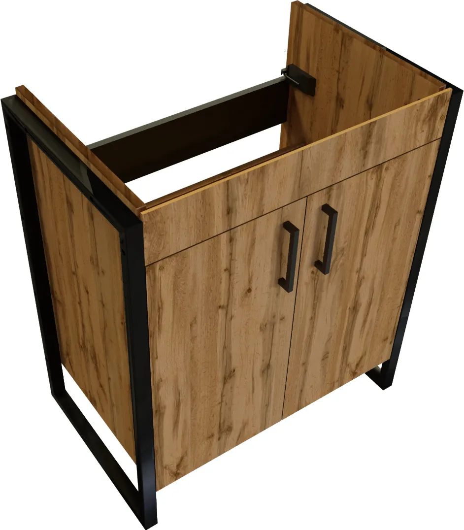 Тумба 1Marka Grunge Loft 70Н 2д Дуб Вотан