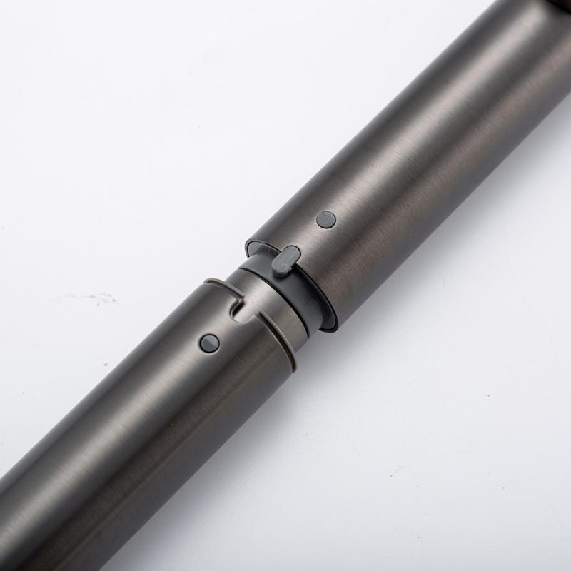 Вытяжной смеситель для кухни с фильтром Frap H96 F4396-39 оружейная сталь