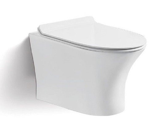 Подвесной унитаз CeramaLux 2617E белый
