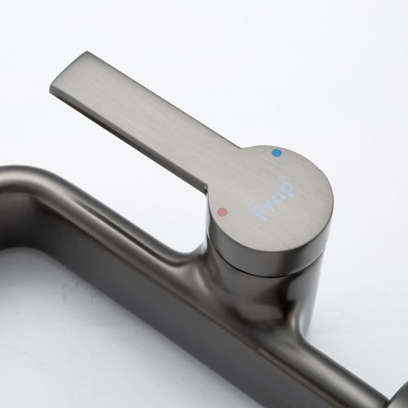 Смеситель для раковины Frap H88-9 F1088-9 оружейная сталь