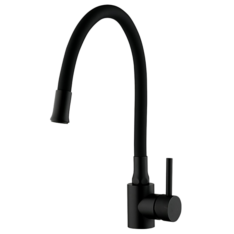 Смеситель для кухни с гибким изливом Frap F40994-6 черный