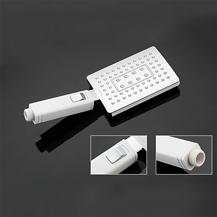Смеситель для ванны  Gappo G07-8 G2207-7 белый-хром