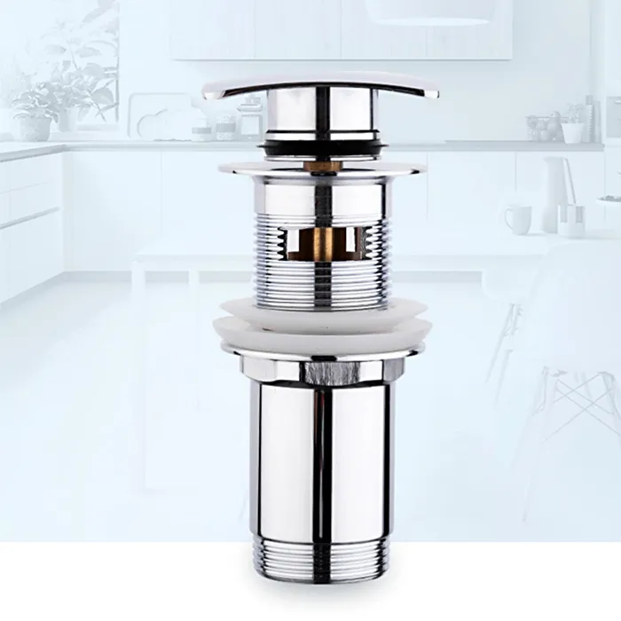 Донный клапан Frap F60-2 хром