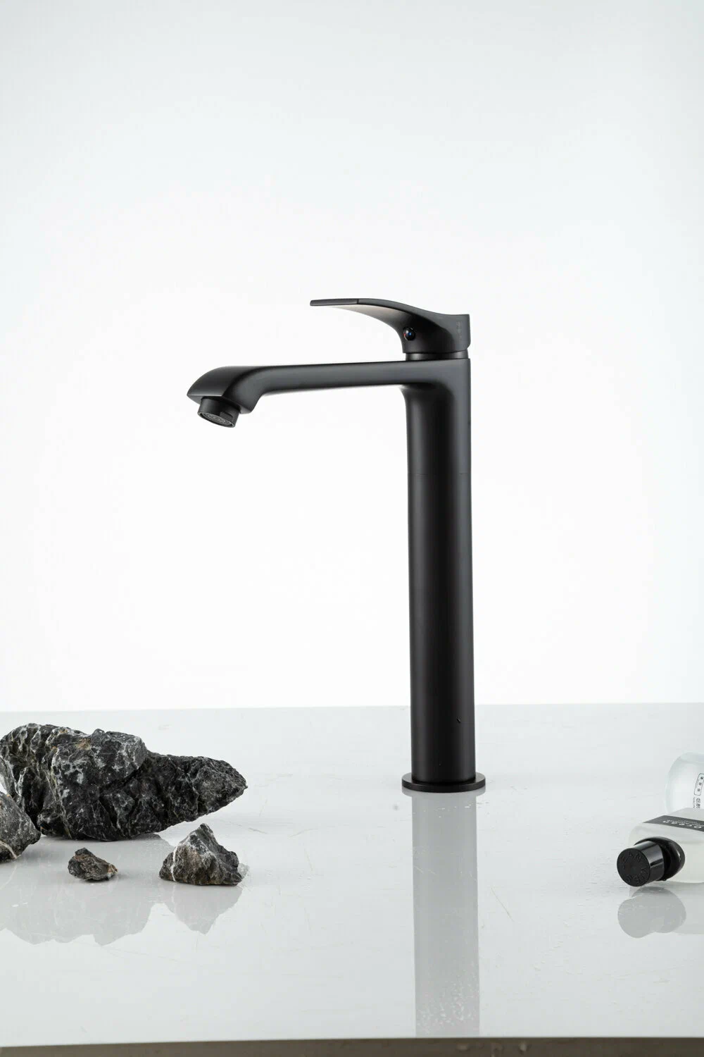 Высокий смеситель для раковины Frap H75-6 F1075-26 черный