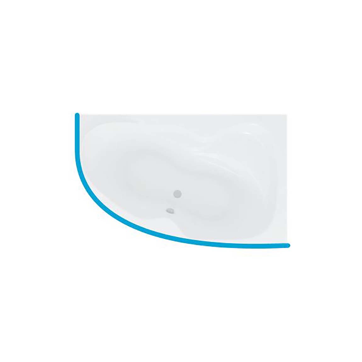 Карниз для ванны Aquatek Альтаир 160*120 дуга