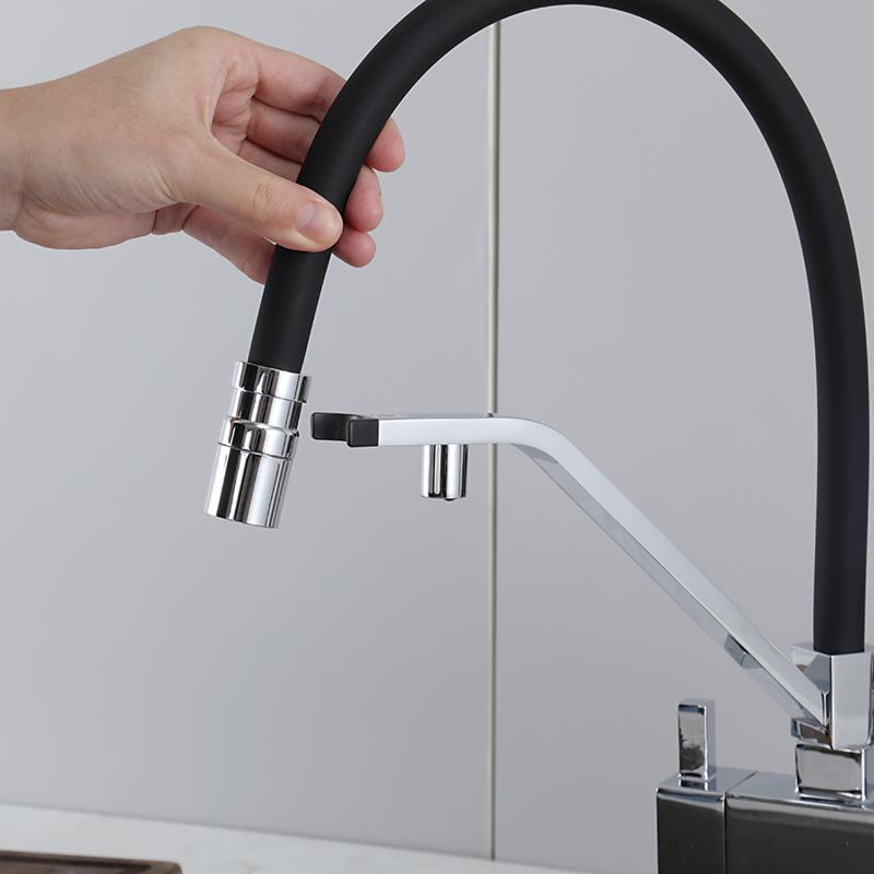 Смеситель для кухни с фильтром Gappo G95 G4395-60 хром