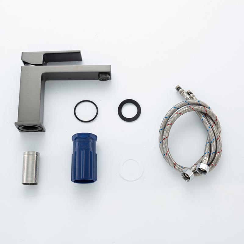 Смеситель для раковины Frap H91-9 F1091-9 оружейная сталь