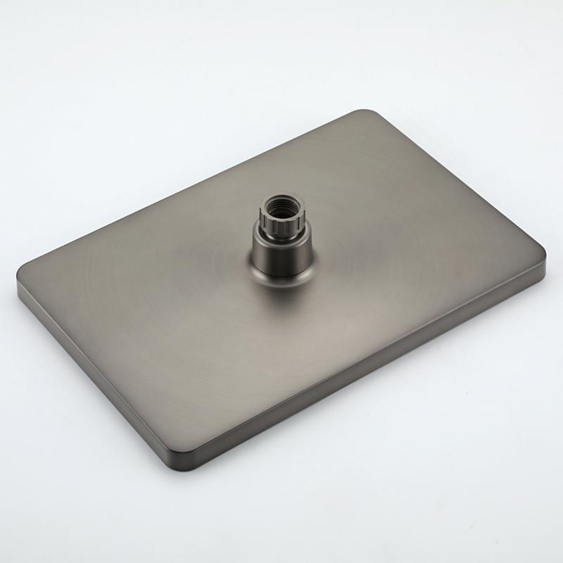 Душевая система с термостатом Gappo G91 G2491-9 оружейная сталь