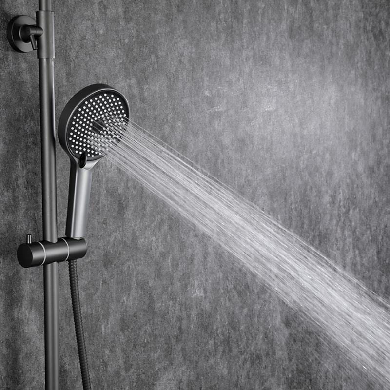 Душевая система Frap H75-9 F2475-9 оружейная сталь