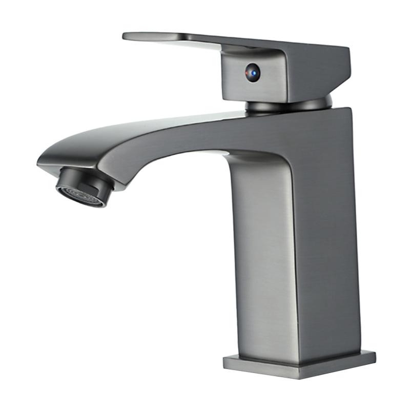 Смеситель для раковины Frap H76-9 F1076-9 оружейная сталь